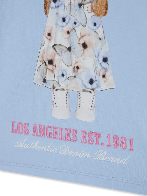 Guess Guess Тишърт J6RI10 K6YW4 Светлосиньо Regular Fit