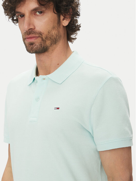 Tommy Jeans Tommy Jeans Polokošeľa DM0DM20226 Zelená Slim Fit