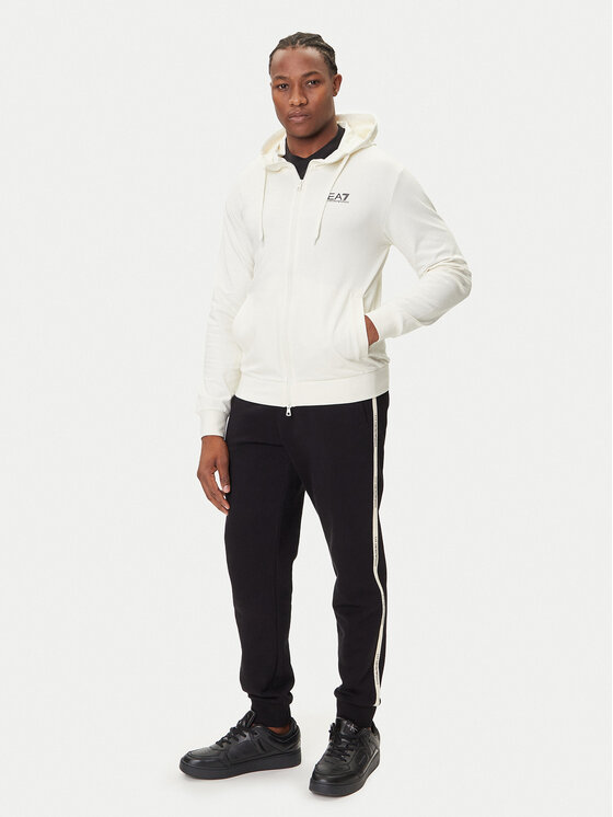 EA7 Emporio Armani EA7 Emporio Armani Džemperis ar kapuci 8NPM33 PJVRZ U1105 Bēšs Regular Fit
