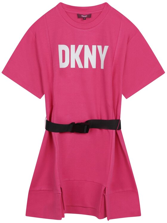 DKNY DKNY Hétköznapi ruha D32865 S Rózsaszín Regular Fit