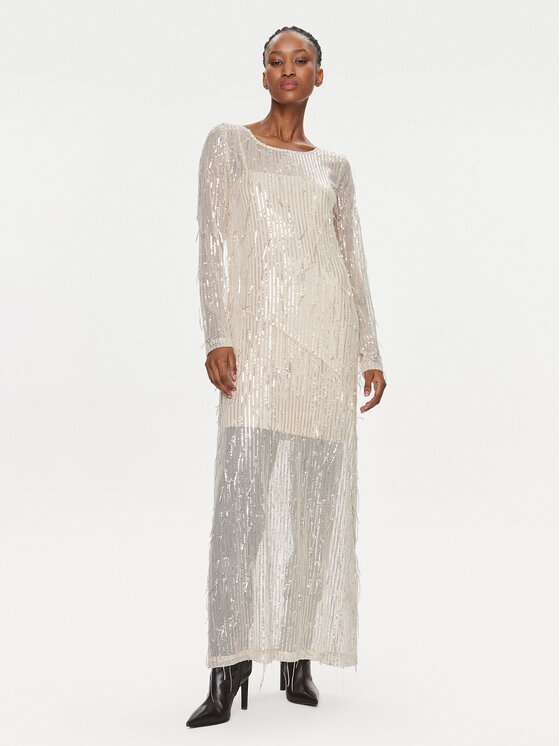Herskind Herskind Abendkleid 4994989 Beige Regular Fit