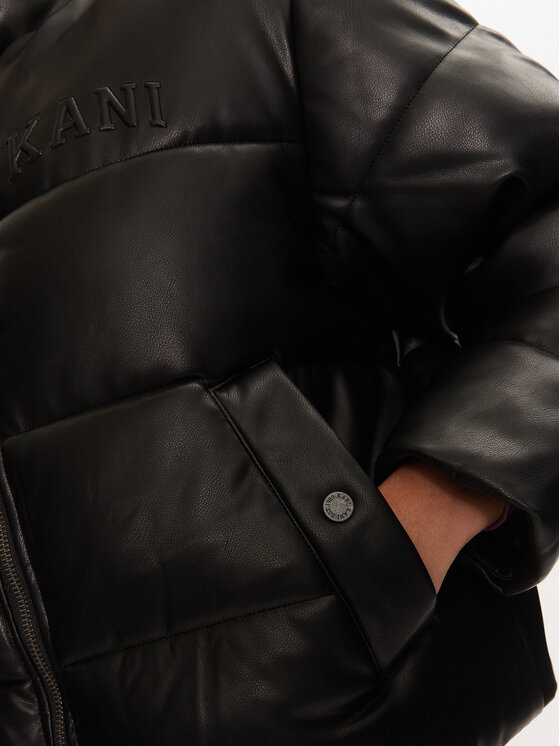 Karl Kani Karl Kani Μπουφάν χειμωνιάτικο Serif 61760010 Μαύρο Regular Fit