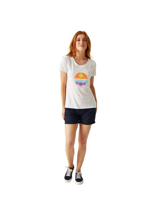Regatta Regatta T-Shirt Filandra VIII Biały Short Fit