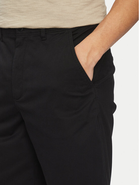 Calvin Klein Jeans Calvin Klein Jeans Pantalon scurți din material LV040EM618 Negru Regular Fit