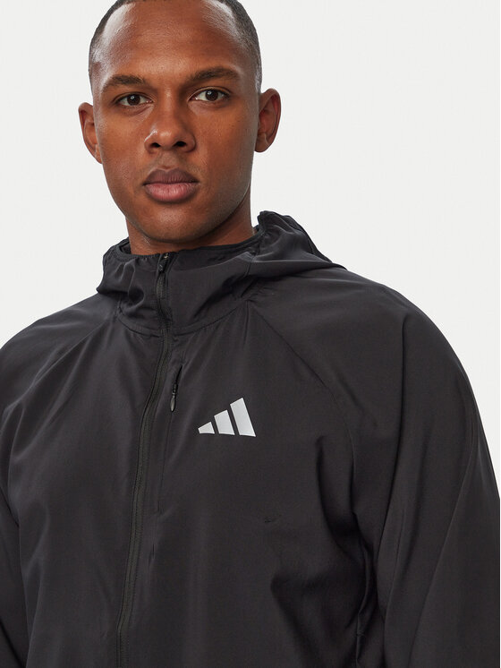 adidas adidas Giacca da corsa Adi365 Running Essentials JZ7782 Nero Regular Fit