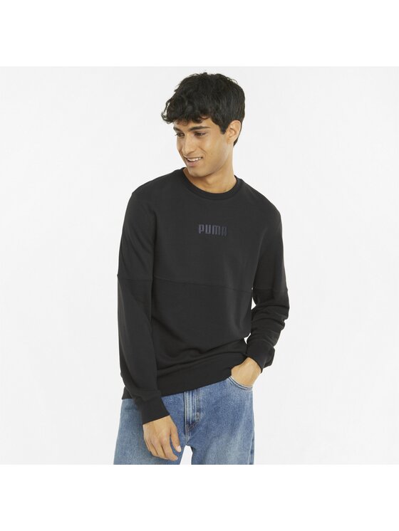 Puma Puma Bluza 589347 Czarny Regular Fit