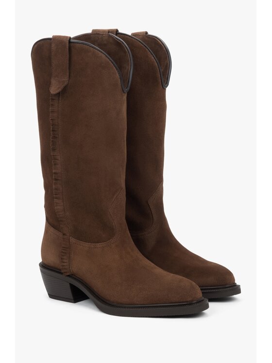 Estro Estro Kowbojki ER00118377 Brązowy