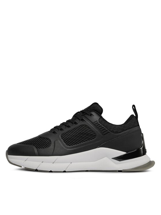 Calvin Klein Calvin Klein Снікерcи Lace Up Runner - Caged HW0HW01996 Чорний