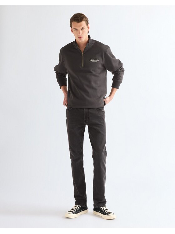Wrangler Wrangler Jeansy GREENSBORO Szary Straight Leg
