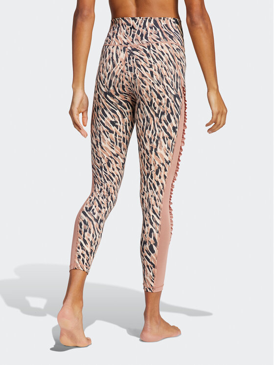 Leggings Yoga Studio Clash Print 7/8 Tights HR5369...