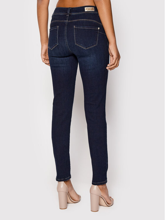 Morgan Morgan Jeans hlače 211-POM.P Mornarsko modra Slim Fit