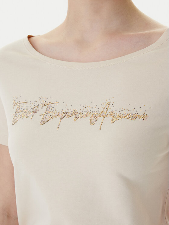 EA7 Emporio Armani EA7 Emporio Armani T-krekls 7W000978 AF10373 U1088 Bēšs Regular Fit