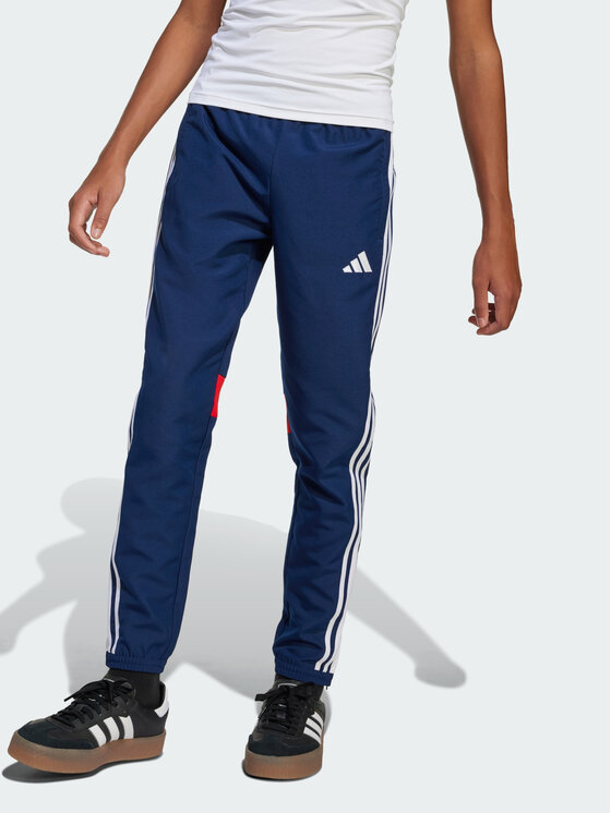 adidas adidas Spodnie materiałowe Tiro Niebieski jasny Regular Fit