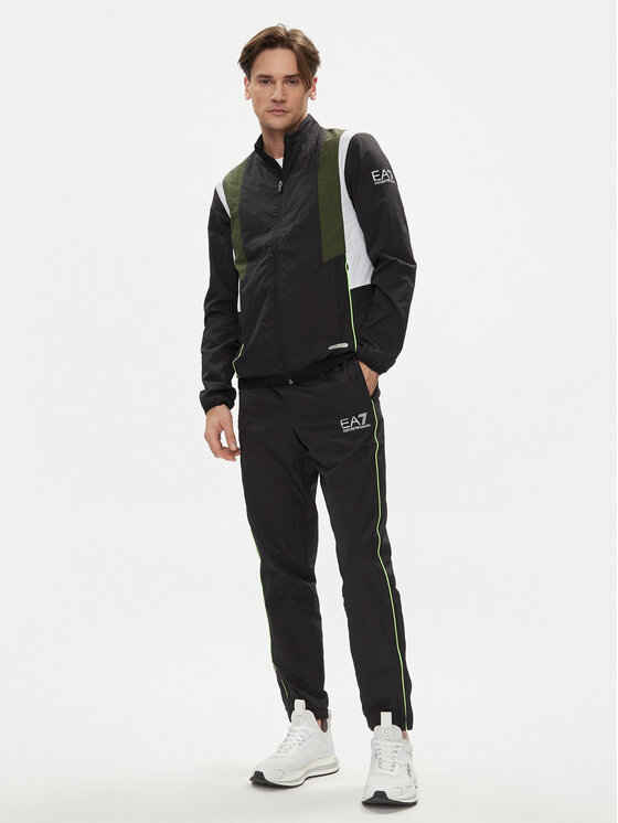 EA7 Emporio Armani Tepláková súprava 6RPV79 PJSRZ 1200 Čierna Regular Fit