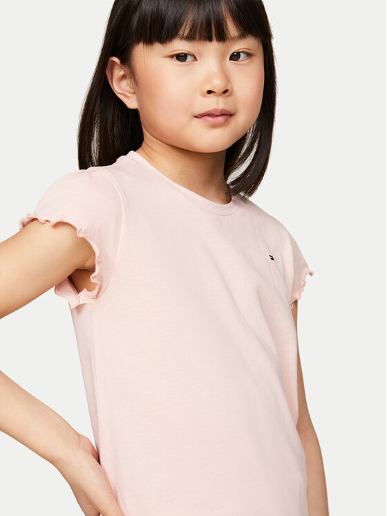 Tommy Hilfiger Tommy Hilfiger Тишърт Essential KG0KG07052 Розов Regular Fit