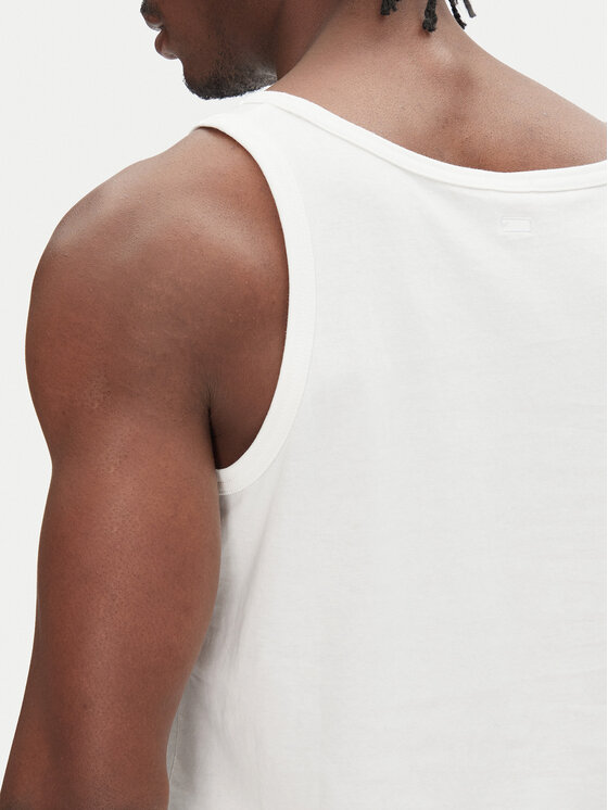 Tommy Jeans Tommy Jeans Tank top marškinėliai Entry Graphic DM0DM20790 Écru Slim Fit