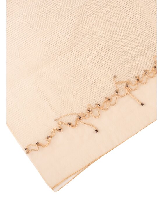 ALLORA BE UNIQUE ALLORA BE UNIQUE Scialle silk & wool Beige