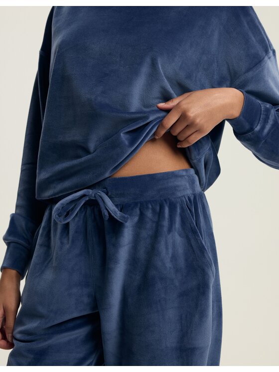 Henderson Henderson Komplet bluzka i spodnie 43722 Niebieski Regular Fit