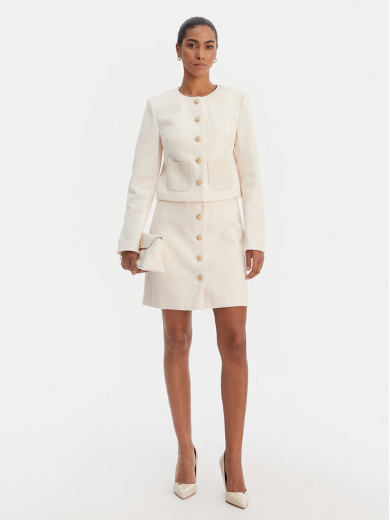 Morgan Morgan Спідниця трапеція 261-JIKTORY Бежевий Regular Fit