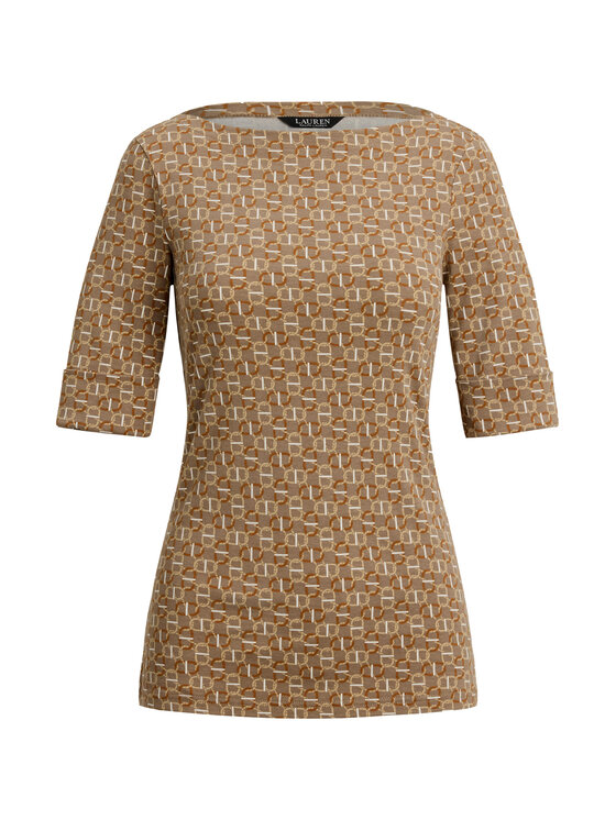 LAUREN RALPH LAUREN LAUREN RALPH LAUREN Majica 200980042001 Bež Slim Fit