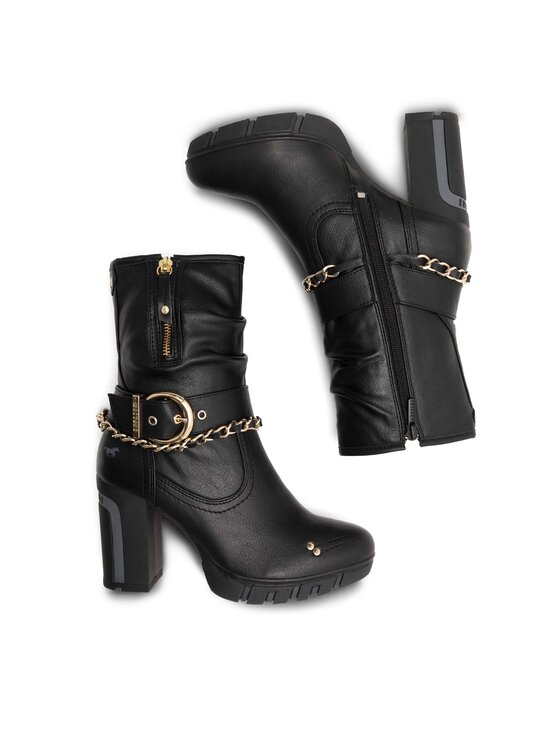 Mustang Mustang Škornji 1363-505 Črna