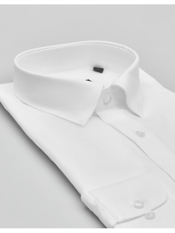 Borgio Borgio Koszula francolise 00575 Biały Slim Fit