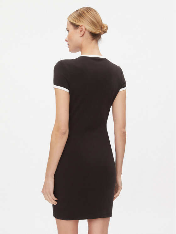 Tommy Jeans Tommy Jeans Vsakodnevna obleka Bodycon DW0DW17409 Črna Slim Fit