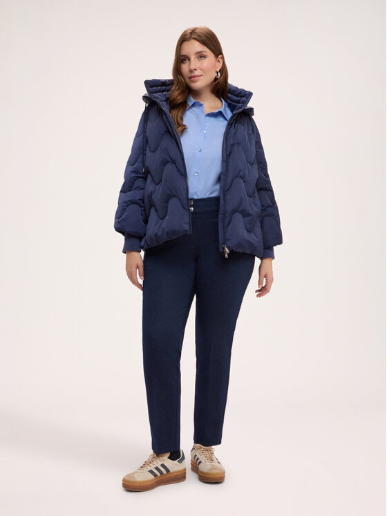 Fiorella Rubino Fiorella Rubino Giubbotto piumino F080T001618N034 Blu Regular Fit