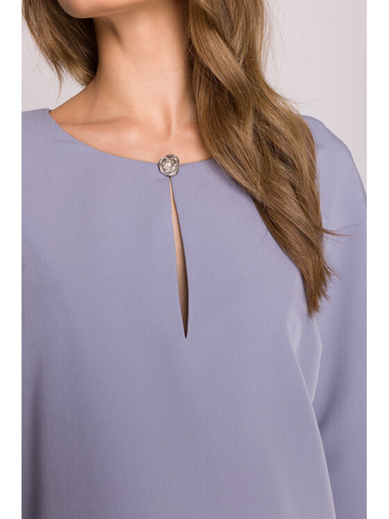 Stylove Stylove Sukienka wieczorowa S394 Szary Premium Fit