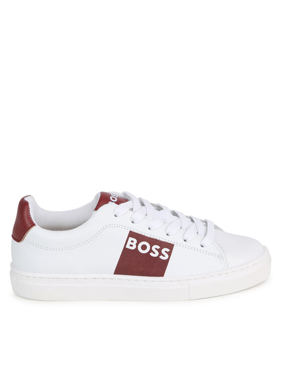 Sneakers Boss J50854 M Alb