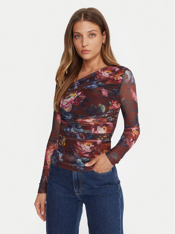 Guess Guess Palaidinė W5BP32 KCZC2 Spalvota Slim Fit