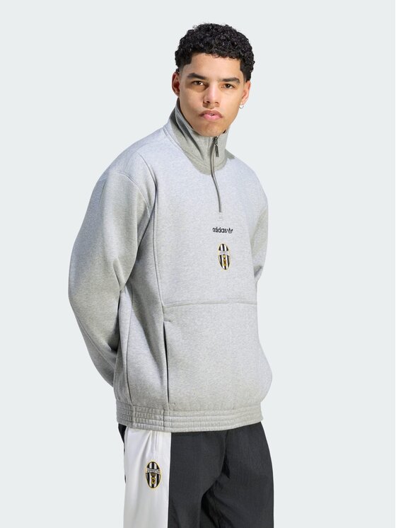 adidas adidas Bluza techniczna 172265 Szary jasny Loose Fit