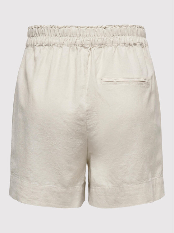 ONLY ONLY Riidest šortsid Tokyo 15259587 Beež Relaxed Fit