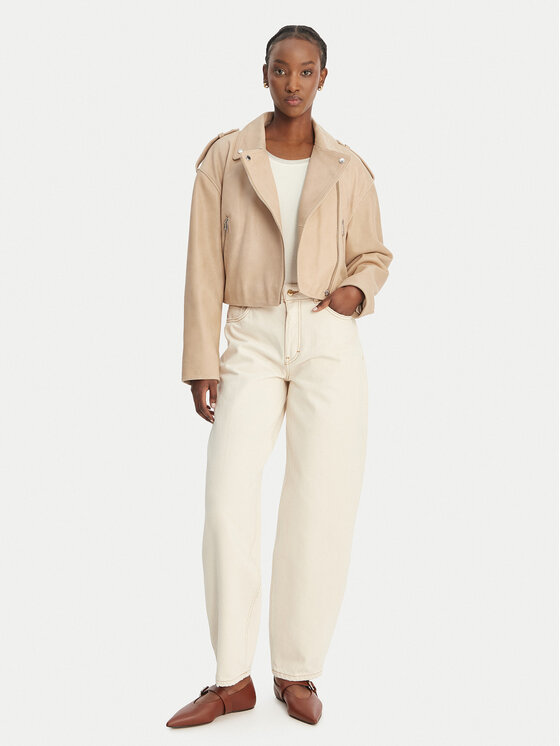 HUGO HUGO Jeans Gimine_5 50561201 Écru Barrel Fit