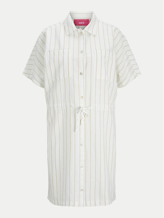 JJXX JJXX Rochie tip cămașă Sana 12249747 Alb Relaxed Fit