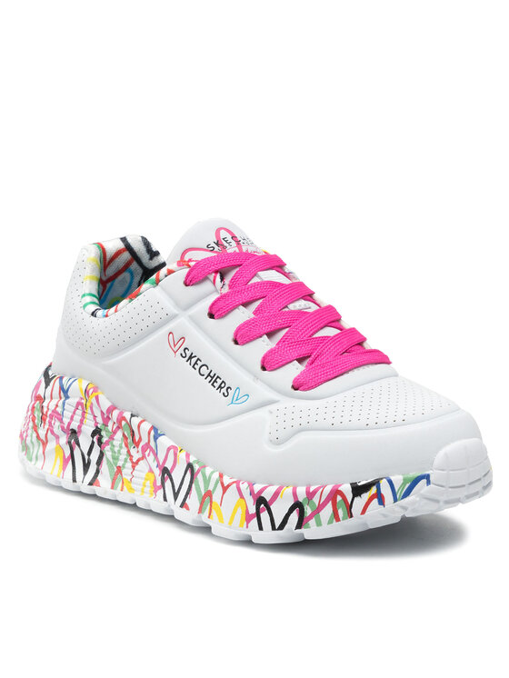 Skechers Skechers Sneakersy Lovely Luv 314976L/WMLT Bílá
