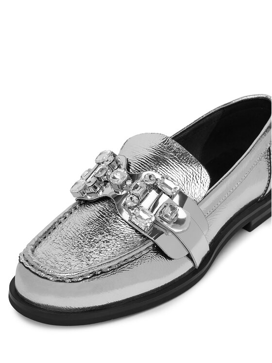 Eva Minge Eva Minge Loafers AMARYLLIS-V1792B-315 Strieborná