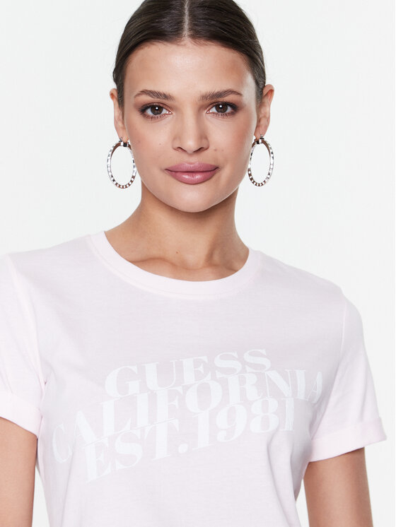 Guess Guess T-Shirt Aurelia W3RI26 JA914 Ροζ Regular Fit