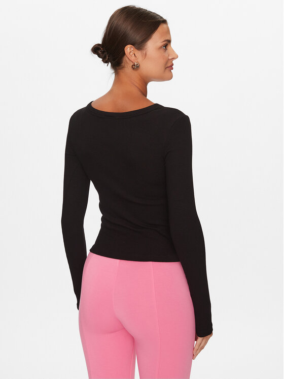 Guess Guess Μπλουζάκι V3BP12 K8RT2 Μαύρο Regular Fit