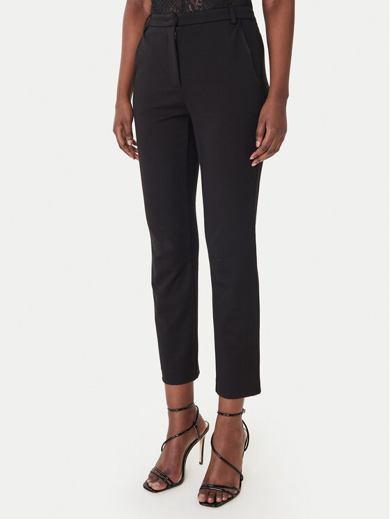 Patrizia Pepe Pantaloni din material 8P0823/A715-K103 Negru Regular Fit