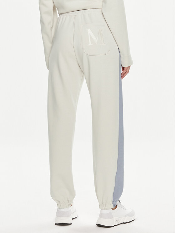 Max Mara Leisure Max Mara Leisure Spodnie dresowe Markus 2416781038 Écru Regular Fit