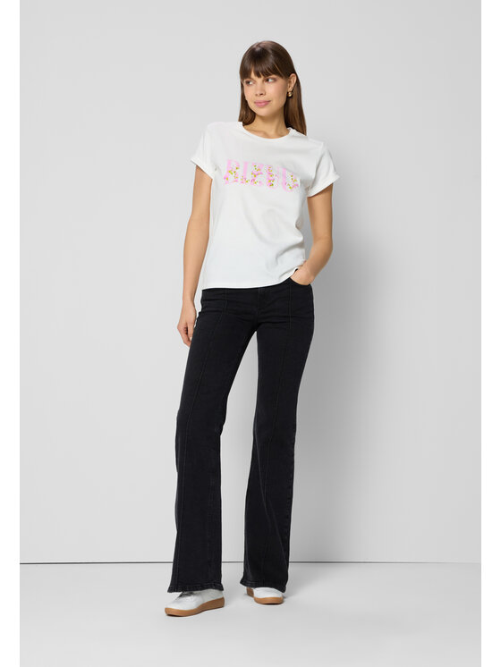 BIZUU BIZUU T-Shirt FLORINA Bílá Standard Fit