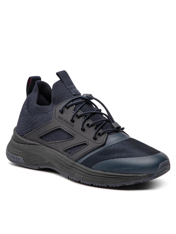 Tommy Hilfiger Tommy Hilfiger Αθλητικά Modern Prep Sneaker Knit FM0FM04233 Σκούρο μπλε