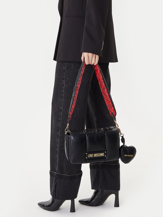 LOVE MOSCHINO LOVE MOSCHINO Дамска чанта JC4318PP0NKM100A Черен