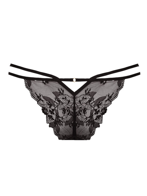 Hunkemöller Hunkemöller Braziljske spodnje hlačke Amari 301027 Črna
