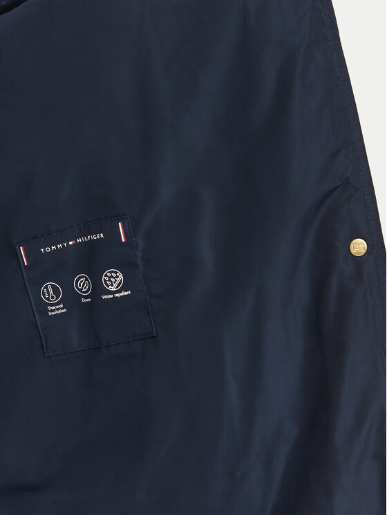Tommy Hilfiger Tommy Hilfiger Kurtka puchowa WW0WW47279 Granatowy Relaxed Fit