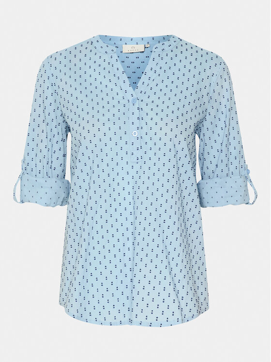 Kaffe Kaffe Srajca Silona 10506120 Modra Regular Fit