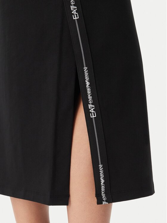 EA7 Emporio Armani EA7 Emporio Armani Rochie de vară 7W000962 AF12484 UC001 Negru Regular Fit