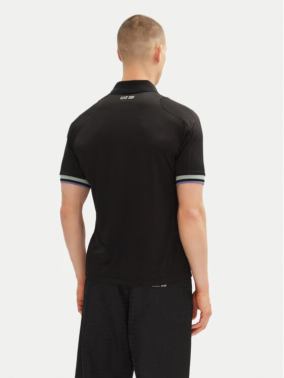 EA7 Emporio Armani EA7 Emporio Armani Polokošile 7M000257 AF13537 UC001 Černá Regular Fit