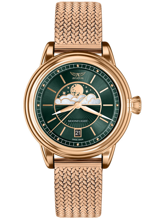 Aviator Aviator Orologio V.1.33.2.263.4-SET Oro rosa